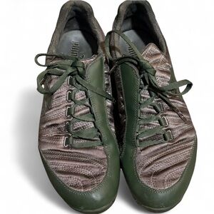 Puma Green and Brown Women's Sneakers